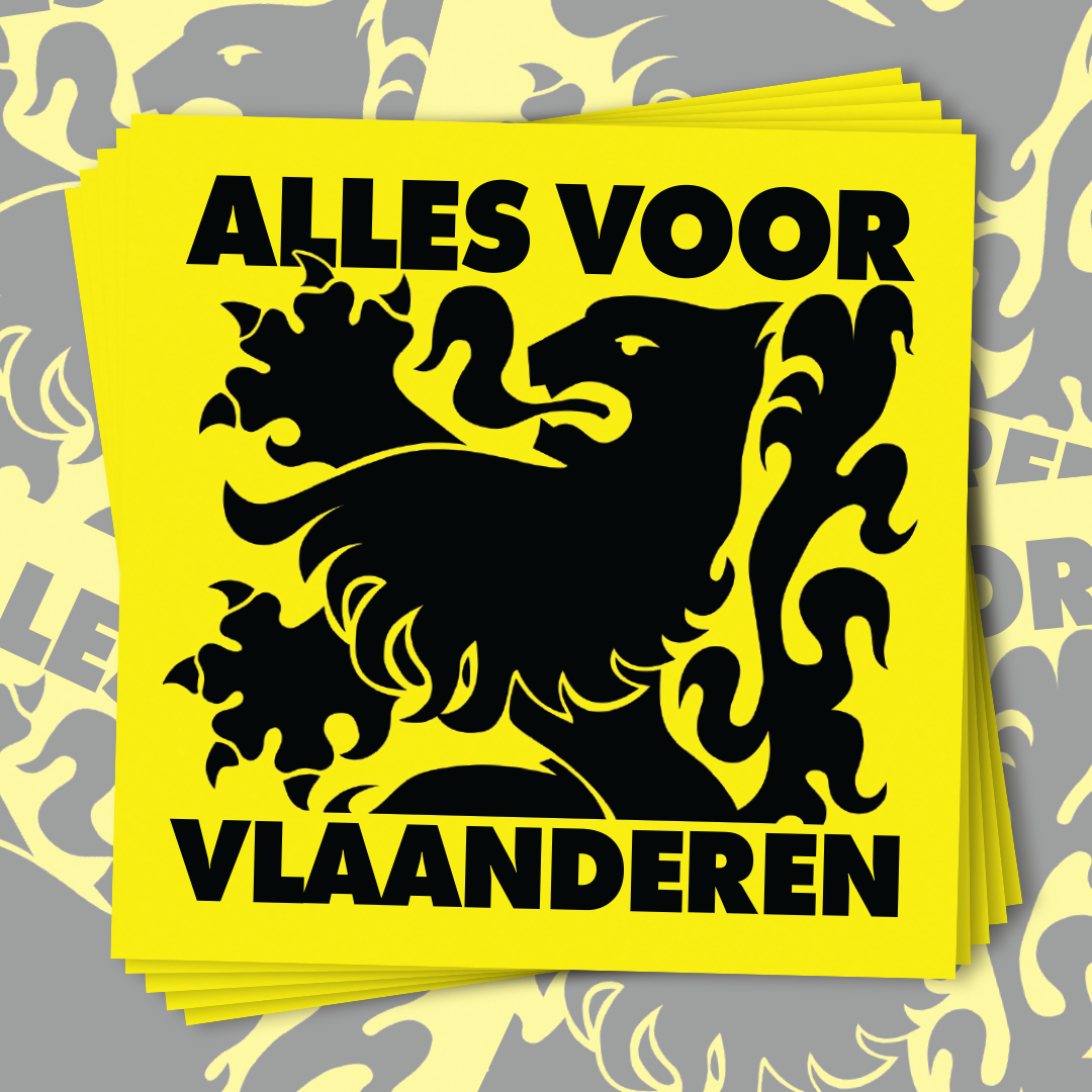 50 zelfklevers “Alles Voor Vlaanderen”