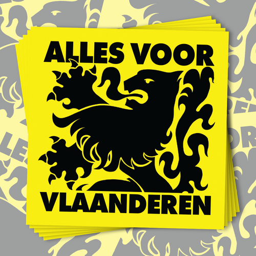 50 zelfklevers “Alles Voor Vlaanderen”